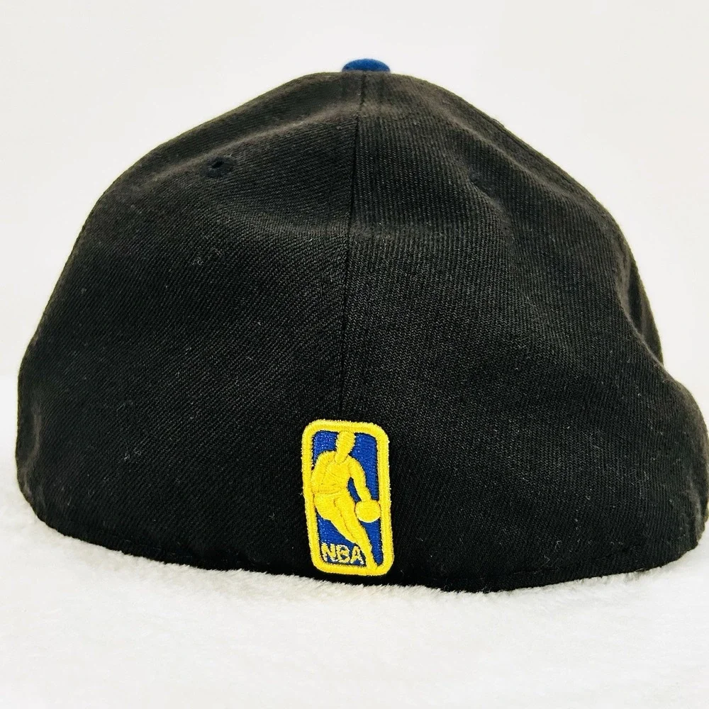 Golden State Warriors‎ New Era 2-Tone 59FIFTY Fitted Hat Cap 7 1/2 NBA Black
